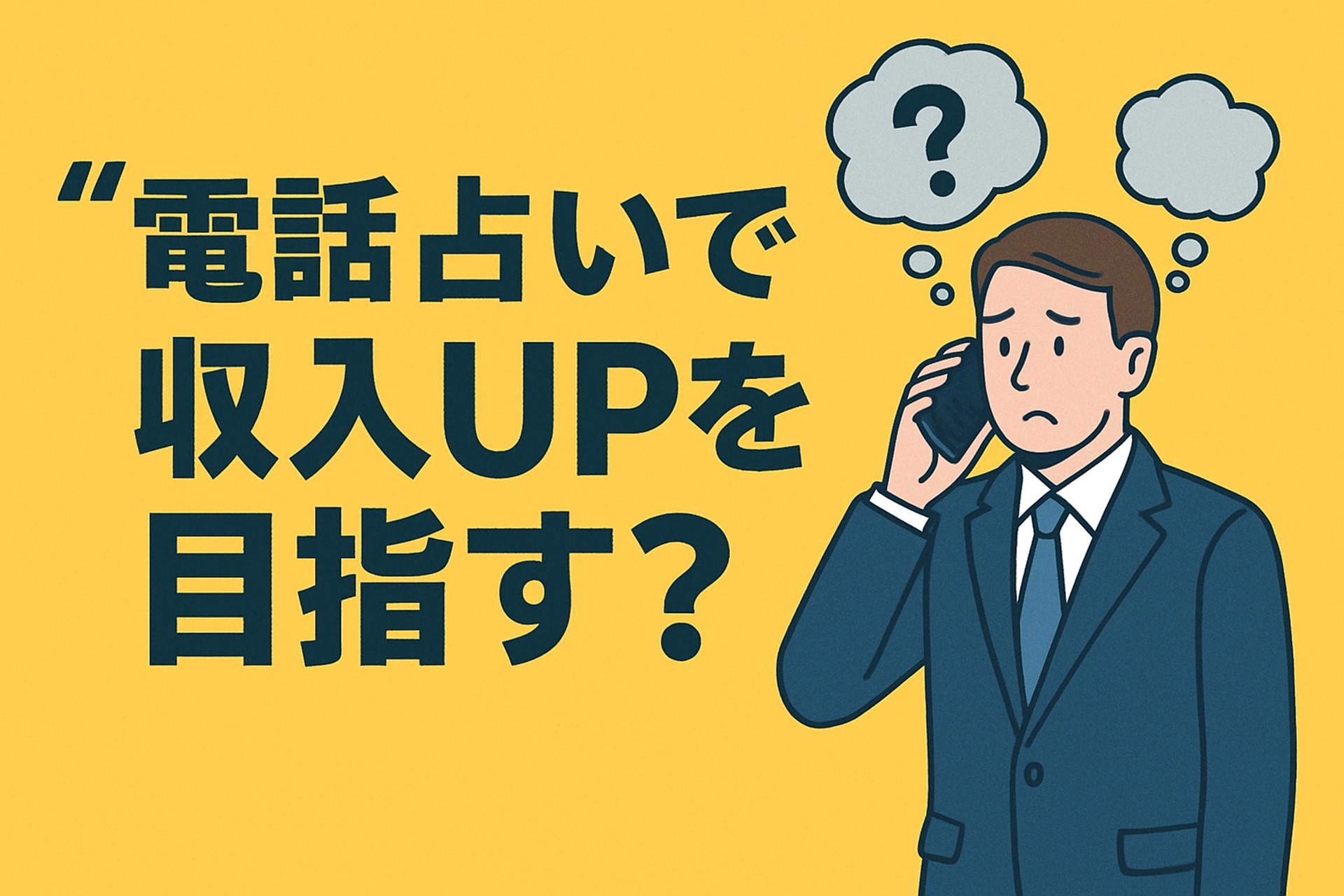 電話占い　サラリーマン　収入UP